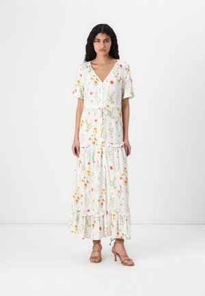 Object OBJLORENA LONG DRESS - Maxikjole - cloud dancer