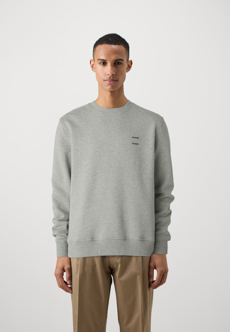 Samsøe Samsøe JOEL CREW NECK - Felpa - grey melange