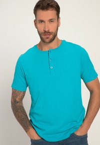 JP1880 HENLEY - T-shirt basic - light blue