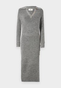 Elisabetta Franchi WOMAN'S DRESS - Φόρεμα-πουλόβερ - nero/burro