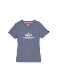 NEW BASIC - T-shirt imprimé - denim blue