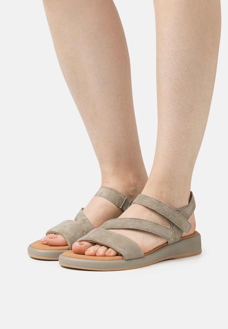 Sandale à Plateforme - 82.750.46 - Cuir Suédé Bleu