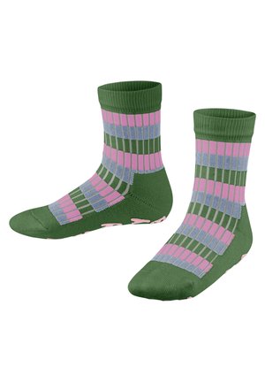 MULTI STRIPE RIB - Sokken - forest green