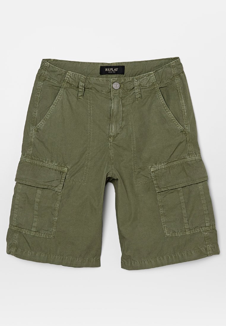 Replay Shorts olijfgroen