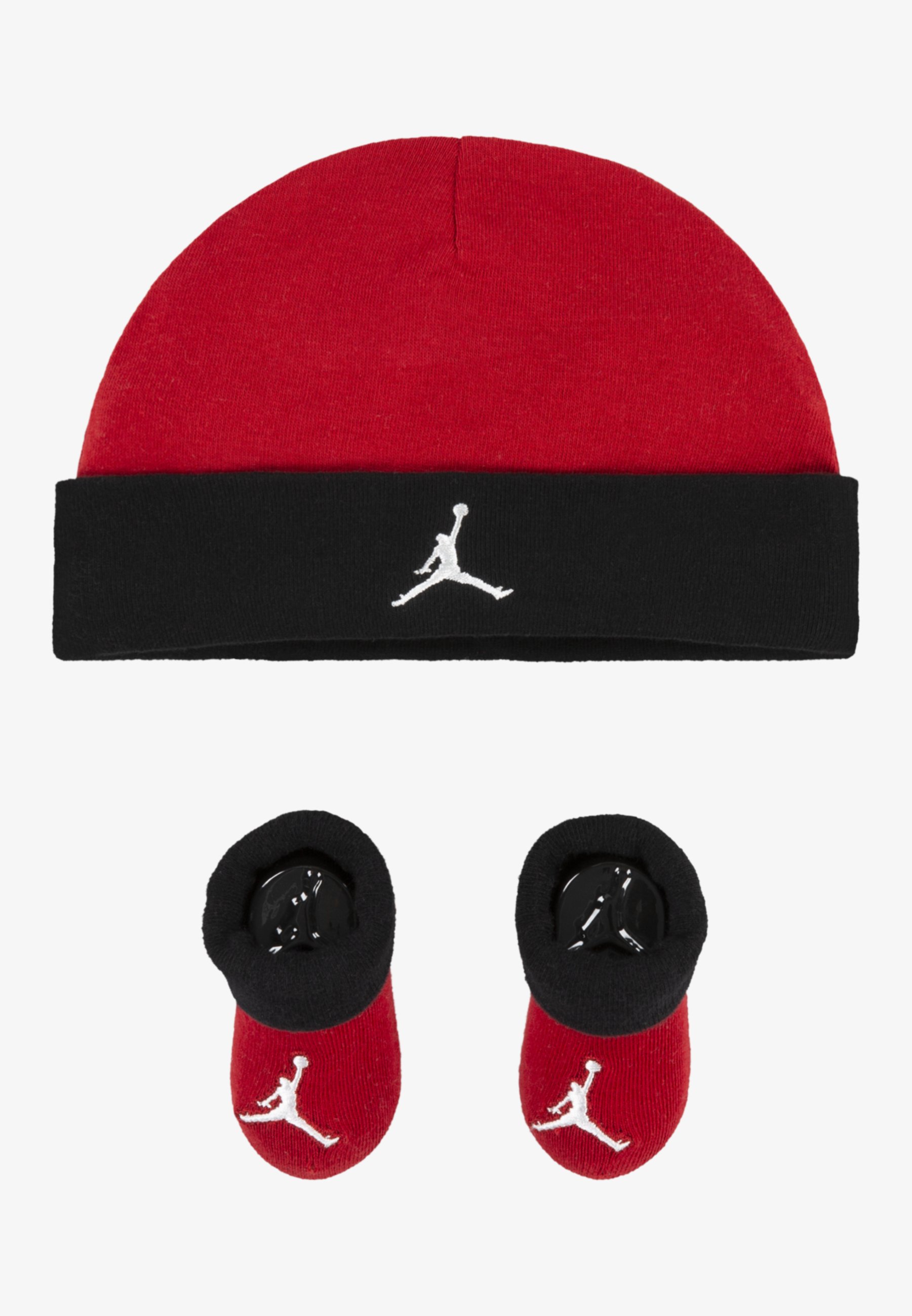 Jordan BASIC HAT BOOTIE UNISEX SET Beanie gym red/red Zalando