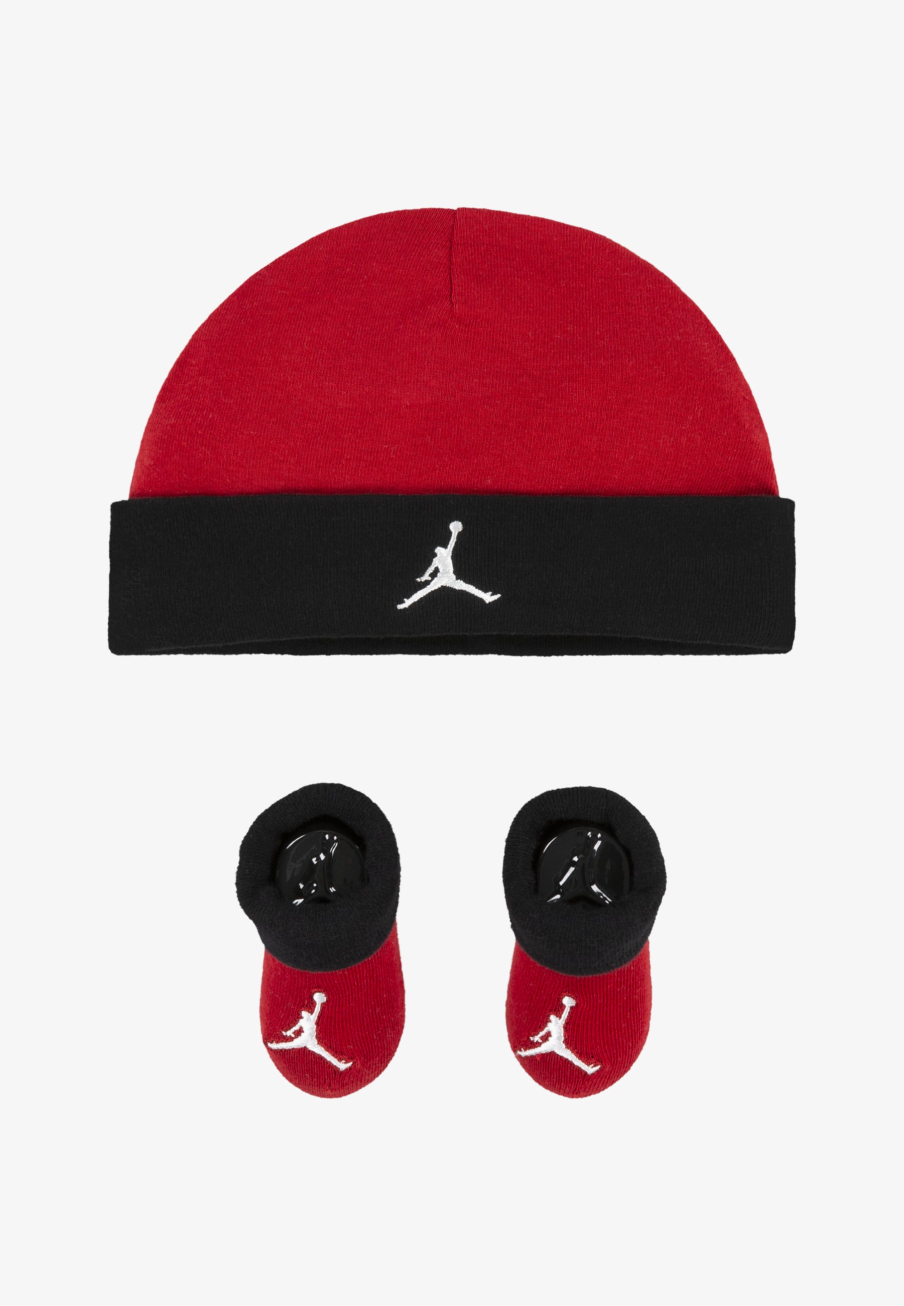 Jordan BASIC HAT BOOTIE UNISEX SET Beanie gym red/red Zalando