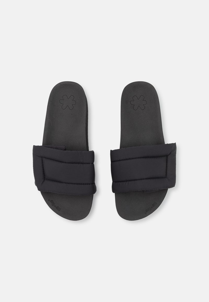 Damen Flache Pantoletten | flip*flop POOL HI PADDY Pantolette flach black/schwarz - GR22564 Damen Flache Pantoletten | flip*flop POOL HI PADDY Pantolette flach black/schwarz - GR22564