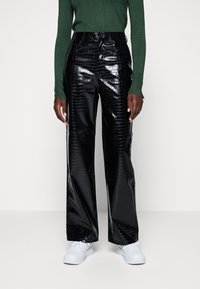 JJXX KENYA HW STRAIGHT NOOS - Kalhoty - black