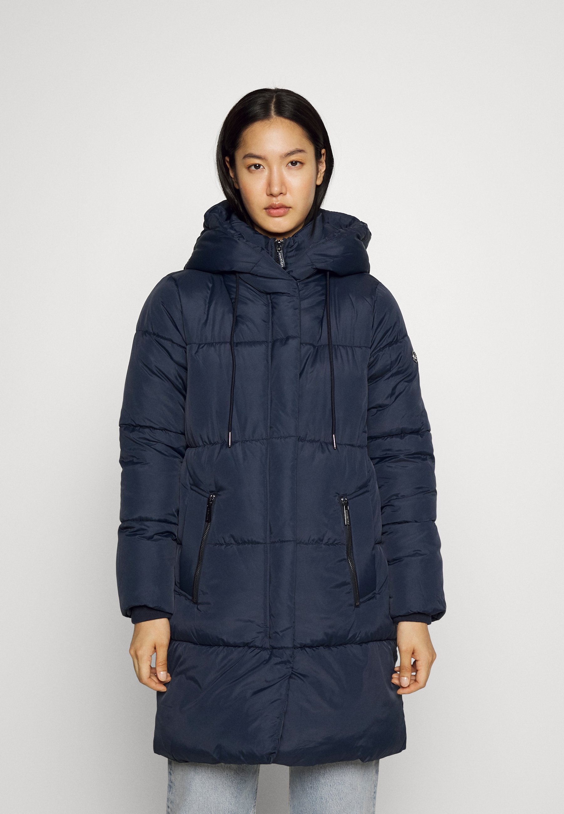 3 4 length padded coat