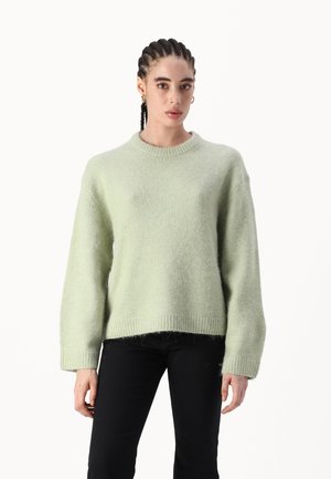 Gina Tricot CREW NECK - Jumper - desert sage