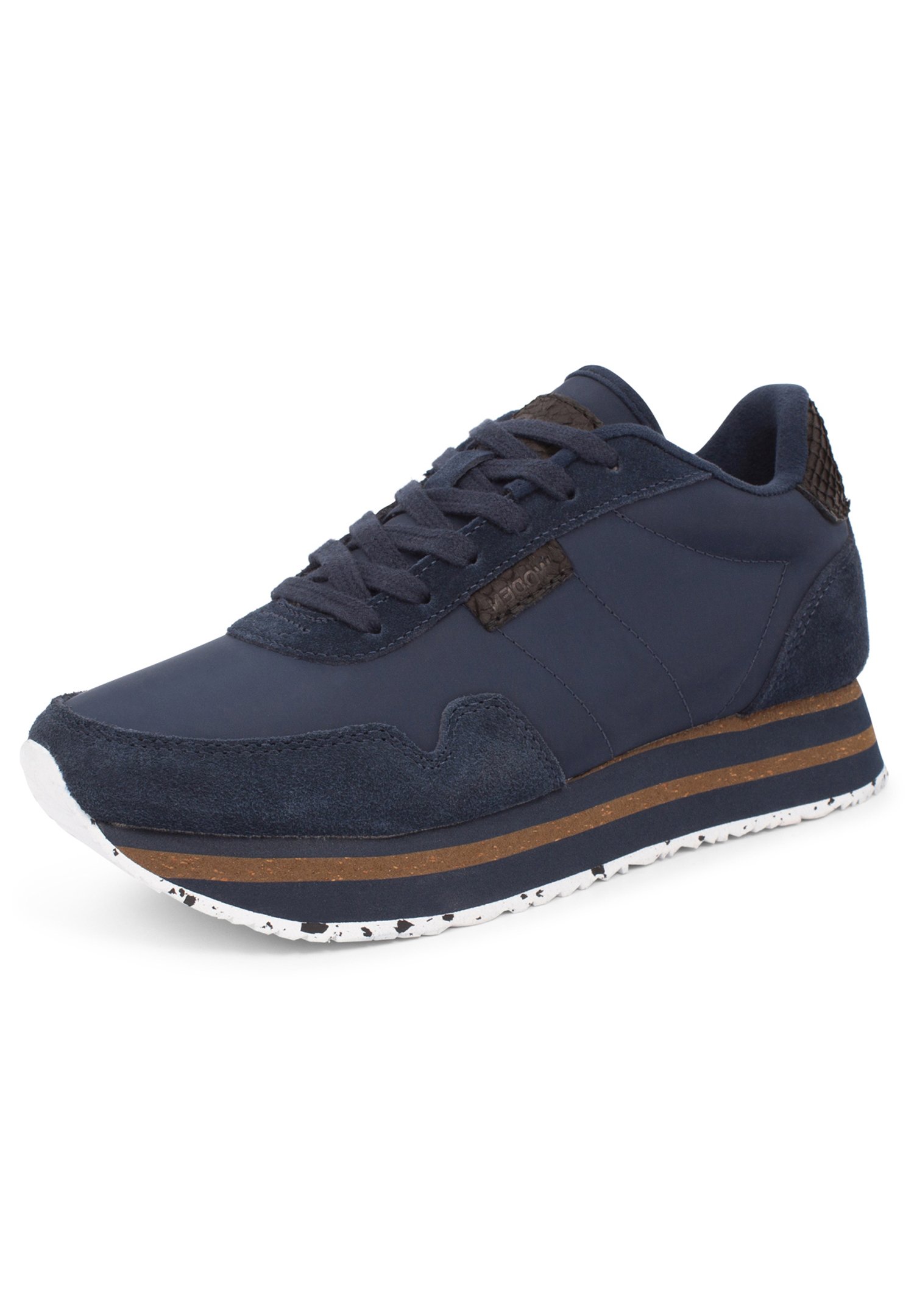 Woden Ydun WL028 Donkerblauw Damessneakers - Van Arendonk
