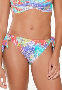 LingaDore Bas de bikini - coral leopard print