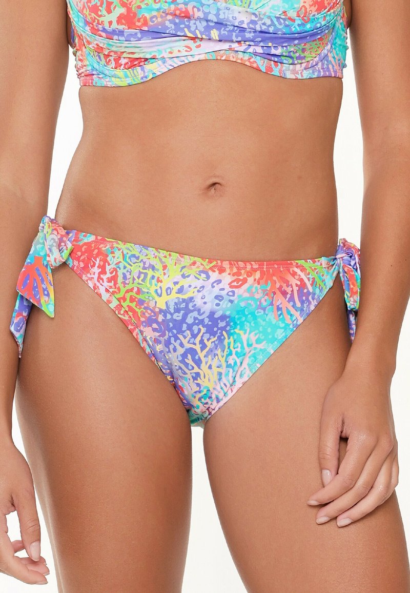 LingaDore Bas de bikini - coral leopard print