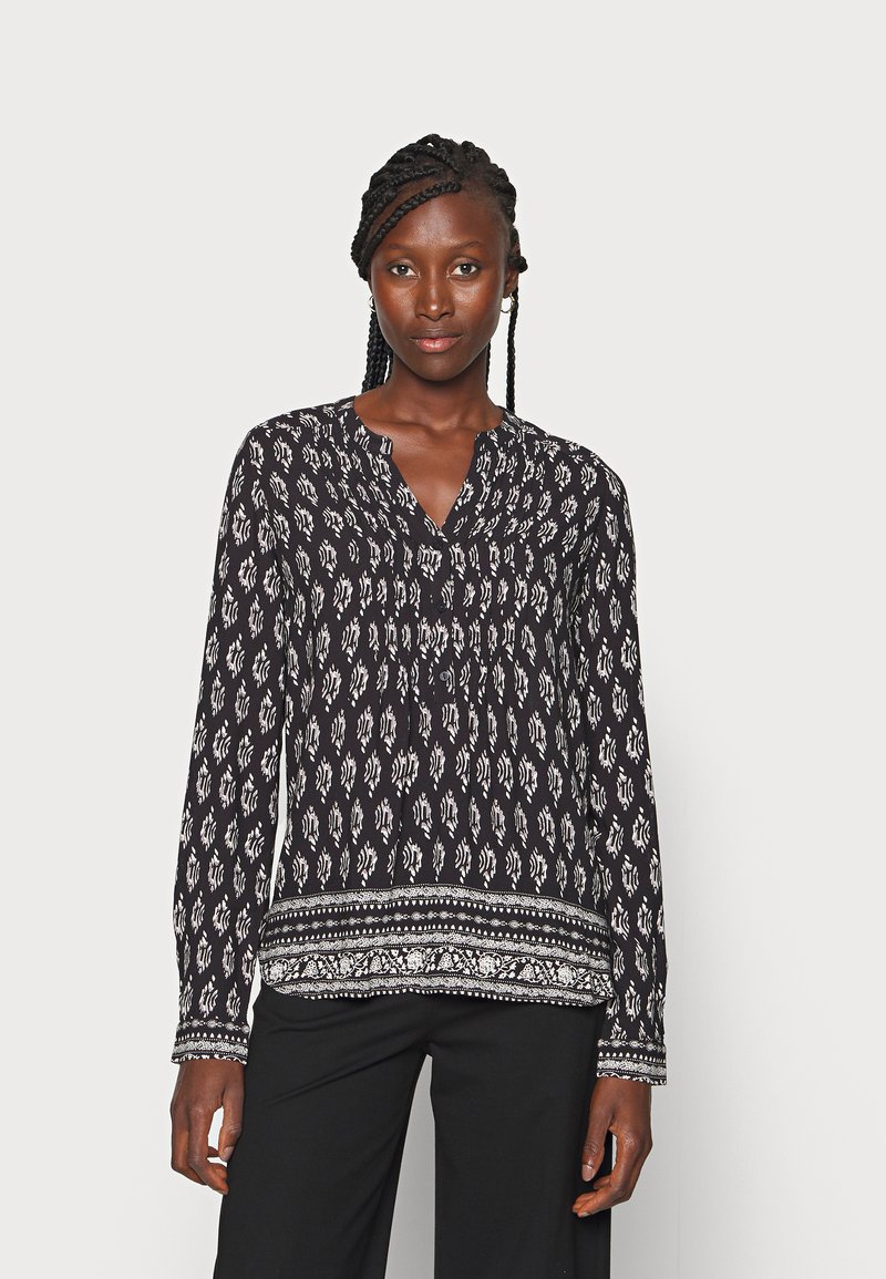 Lollys Laundry HELENA SHIRT Bluse washed black/schwarz Zalando.de