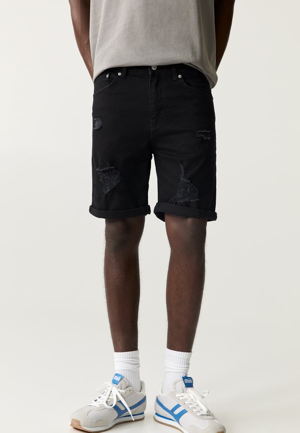 RIPPED BERMUDA  - Jeans Shorts