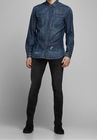 Jack & Jones Vaqueros pitillo - black denim