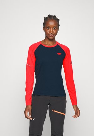 ALPINE PRO - Long sleeved top - blueberry hot coral