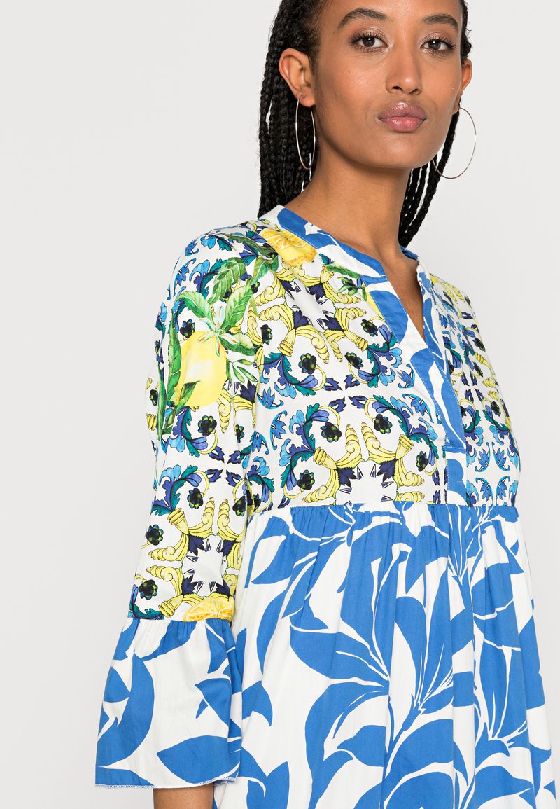 Damen Freizeitkleider | Emily van den Bergh DRESS Freizeitkleid lemon/azur/blau - WM79833 Damen Freizeitkleider | Emily van den Bergh DRESS Freizeitkleid lemon/azur/blau - WM79833