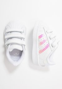 adidas superstar slip on femme blanc