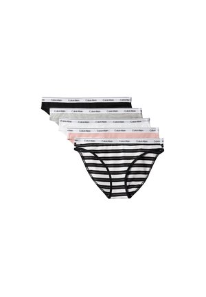Calvin Klein Underwear, ICON LOGO 5 PACK - Trusser - black/classic white
