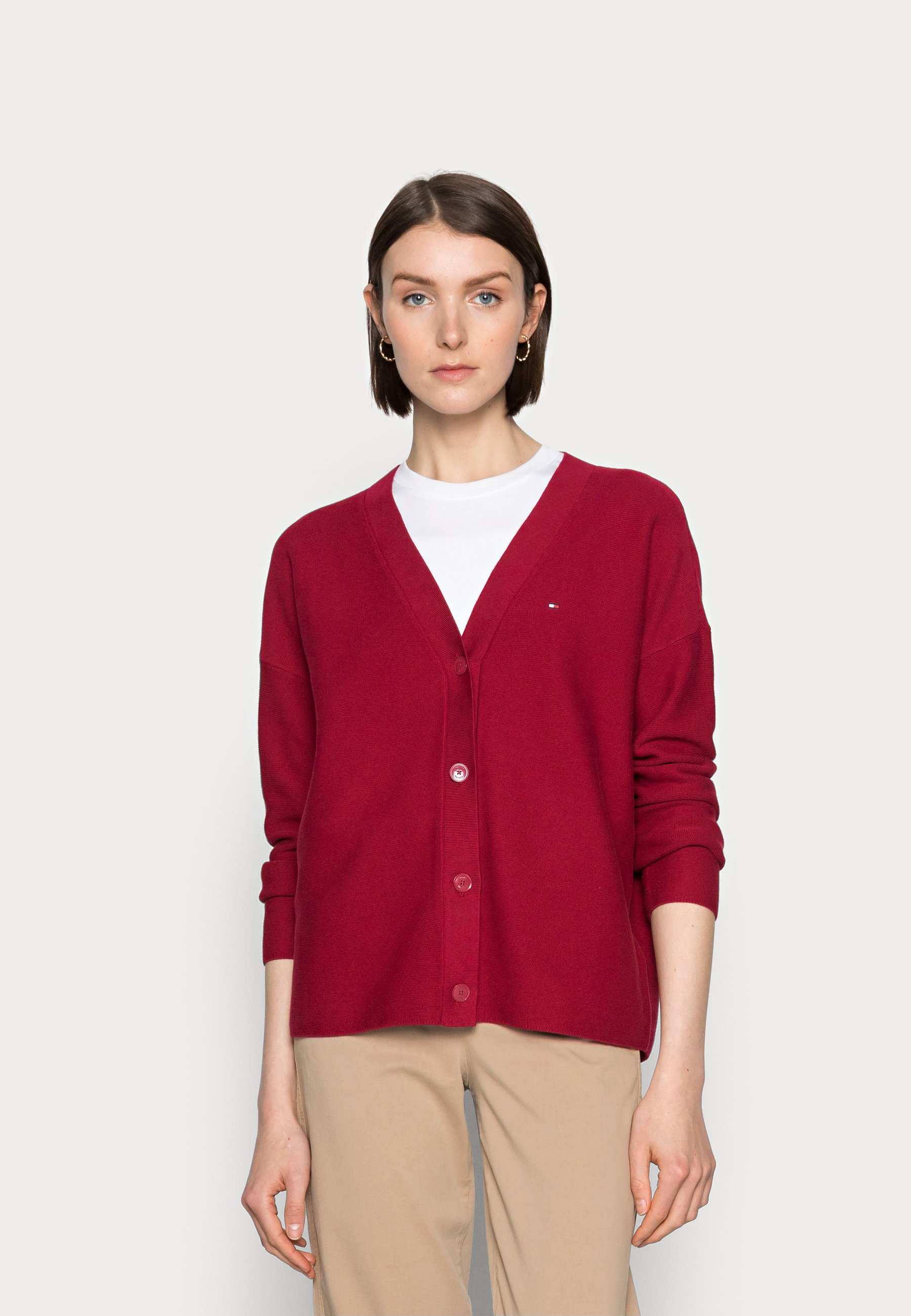 Tommy Hilfiger Cardigan - red/coloured 