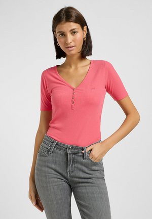 HENLEY - T-shirt - bas - lychee