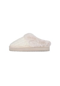 Loungeable CABLE KNIT CHUNKY MULE - Hausschuh - cream