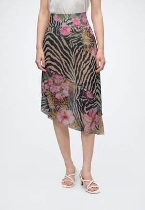 House of Sunny TROPICAL MESH - sukňa v tvare A - multi-coloured
