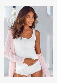 Ausgewählt, rosa-meliert + creme