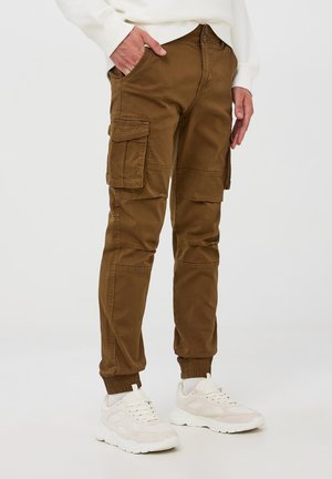 Terranova CON POLSINI - Pantaloni cargo - coccio