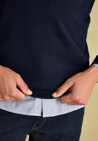 Tom Joule REGULAR FIT - HILLSIDE QUARTER ZIP - Džemperis - navy blue