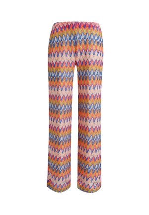 Smith&Soul, SMITH&SOUL HOSE IM ZICK-ZACK-HÄKEL-LOOK - Stoffhose - aperol