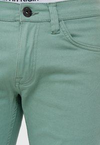 VILLEURBANNE - Shorts di jeans - granite green