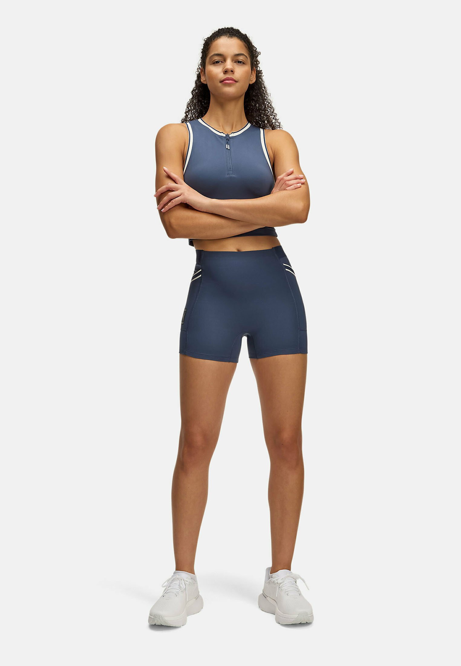 Under Armour RUN 96 Leggings downpour gray/grigio scuro