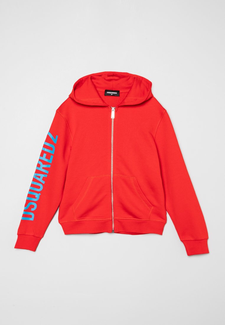 Dsquared2 Sweater met rits rood