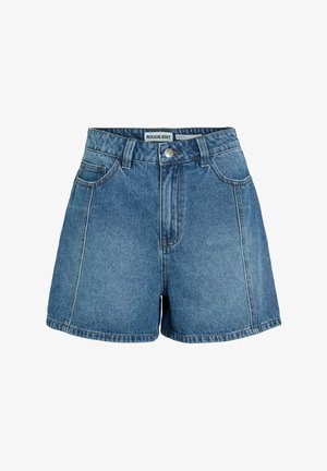 Rouge Edit, Denim High waist - Kratke hlače od trapera - dark medium blue denim