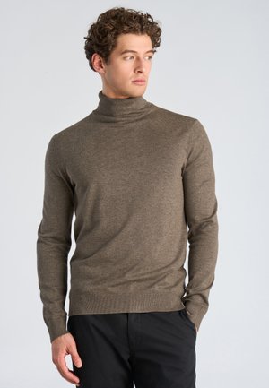 Lindbergh, 30-80094 - Striktrøje - dusty brown mel