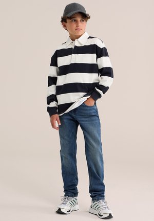 WE Fashion, BLUE RIDGE - Straight leg jeans - dark blue