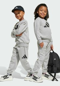 adidas Performance ESSENTIALS KIDS - Gornji dio trenirke - medium grey heather   black