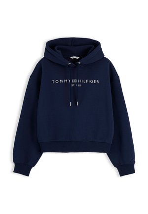 Tommy Hilfiger, CORP LOGO - Felpa con cappuccio - dark night navy