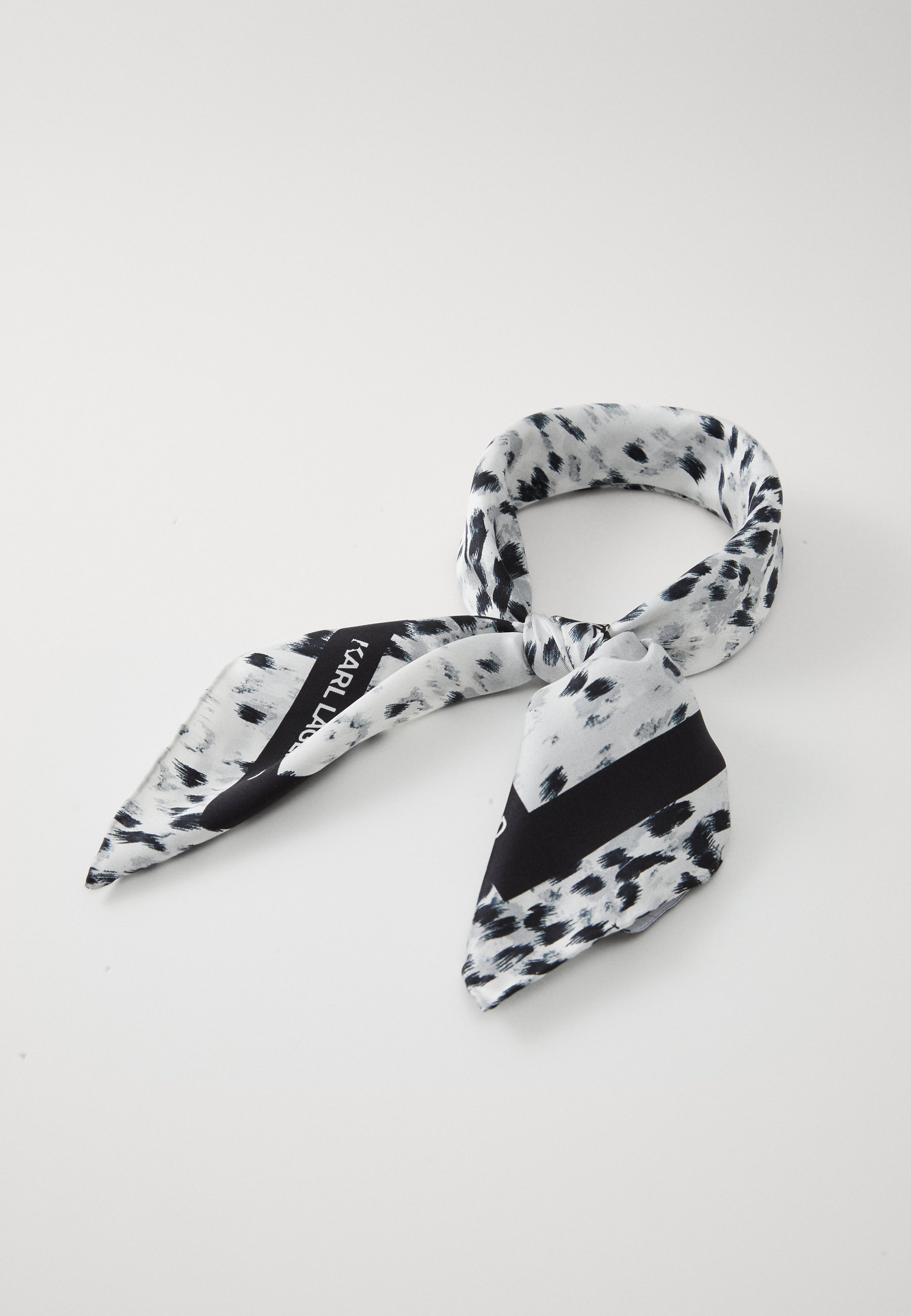 Foulard En Soie Karl Lagerfeld - Multicouleur - Occasion - Écharpe De Luxe