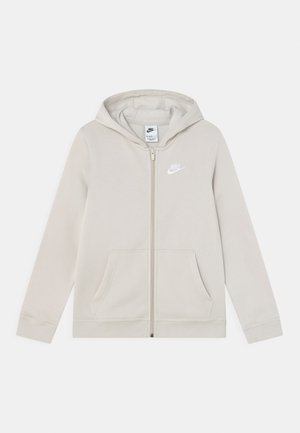 HOODIE CLUB - Sweatjacke - light bone/light bone/white