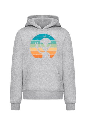 ALIEN PIECE SONNENUNTERGANG - Hoodie - heather grey
