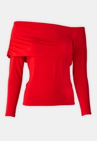 PCREMI OFF SHOULDER - Long sleeved top - high risk red