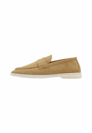 Instappers - beige suede