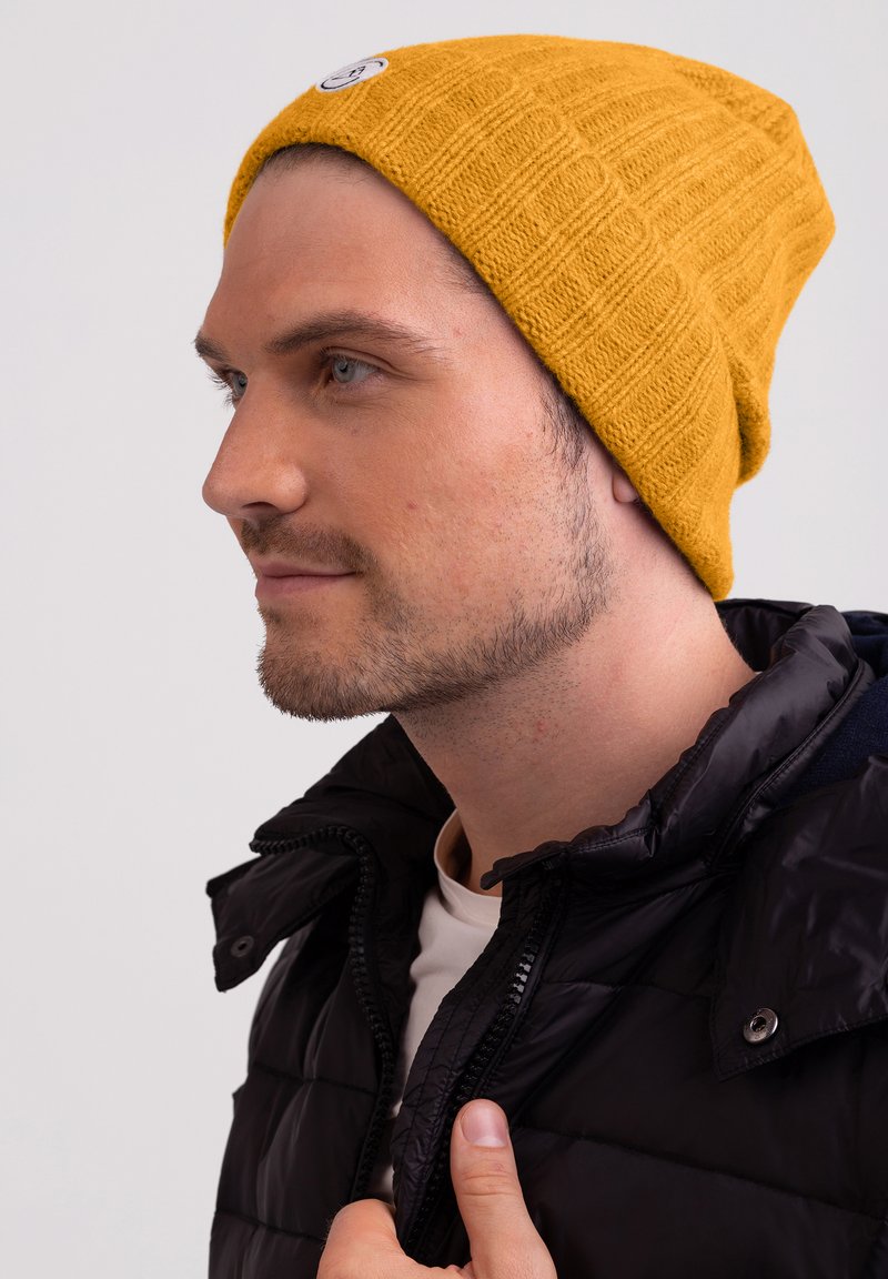 CASH-MERE UNISEX - Čepice - gelb braun