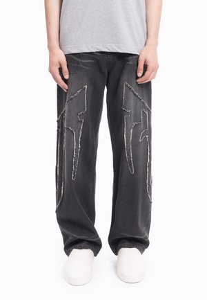 FAVELA DISTRESSED UNISEX - Jeans baggy - black washed
