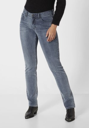 MIT STRETCH - Slim fit jeans - blueish ligth grey used moustache