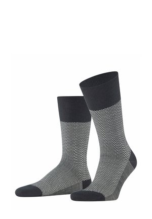 AIRPORT HERRINGSTRIPE - Socks - black
