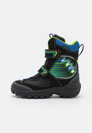 GLINT BLINKY - Snowboot/Winterstiefel - schwarz/lemon/blau